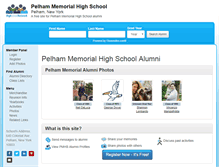 Tablet Screenshot of pelhammemorialhighschool.org